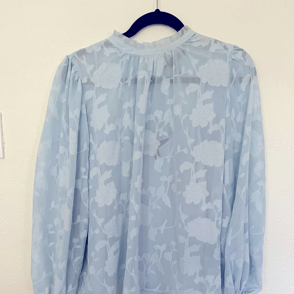 Light Blue blouse White House Black Market  Size M